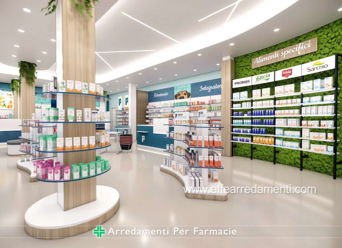 Mobili su misura e sistemi di arredi modulari per Farmacie Mobili su misura e sistemi di arredi modulari per Farmacie